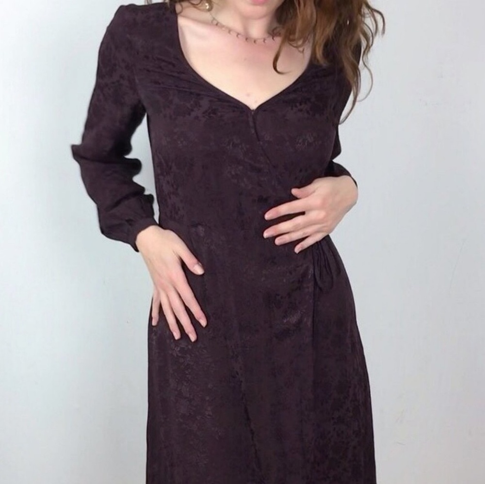 H&M wrap midi dress